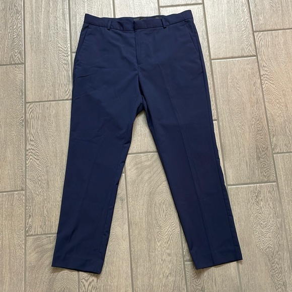 H&M Skinny Fit Dress Pants Blue - Picture 1 of 7